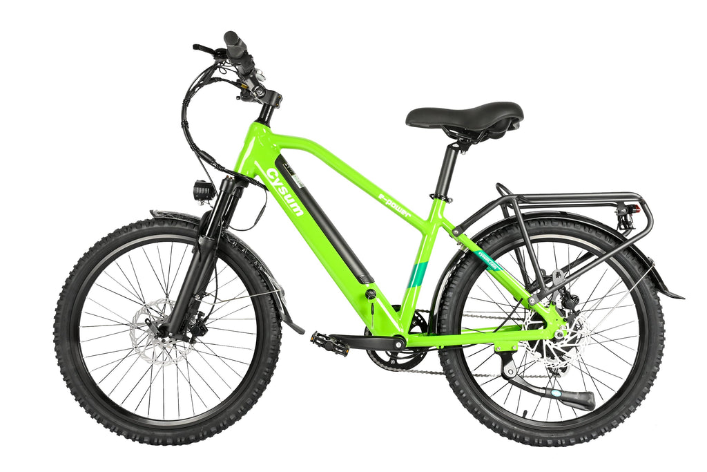 CYSUM Hoody Electric Mountain Bike for Teens – 24" Tires, 250W Motor