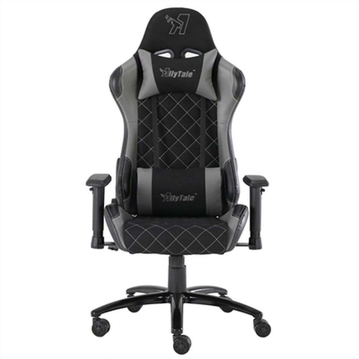 ALLYTALE JULIA Gaming Chair – Grey (Negra-Gris Variant) – Ergonomic Breathable Seat for EcoTechShoppy's Tech & Lifestyle