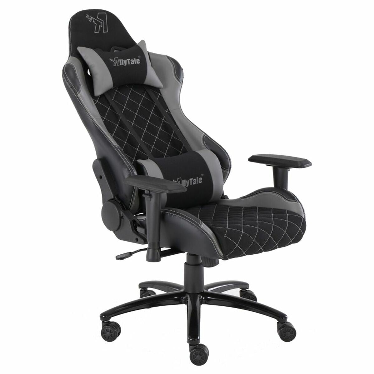 ALLYTALE JULIA Gaming Chair – Grey (Negra-Gris Variant) – Ergonomic Breathable Seat for EcoTechShoppy's Tech & Lifestyle