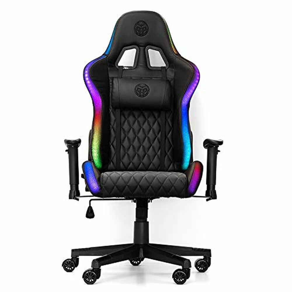Onaji Gaming Chair IGG316511 RGB Black - Ergonomic Gaming Seat with LED Lighting