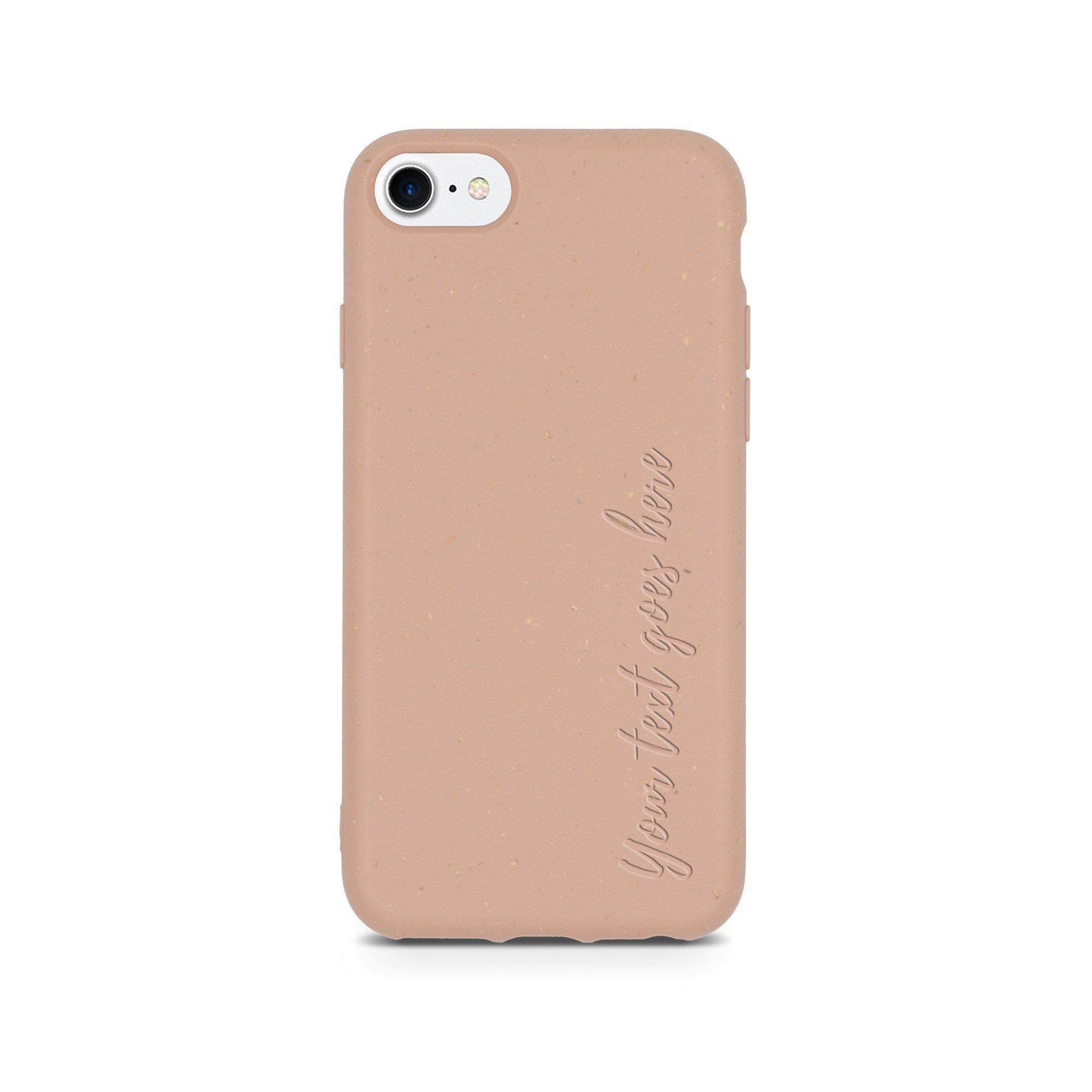 Biodegradable Personalized Phone Case - Pastel Pink