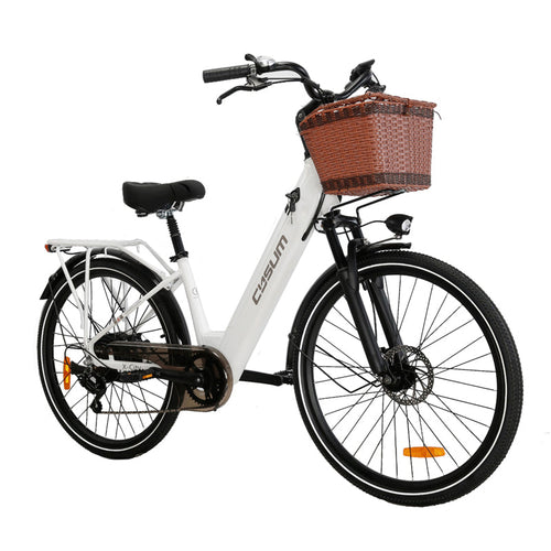 CYSUM X-City Women's E-Bike 26" – Step-Through, 250W, 48V 10Ah