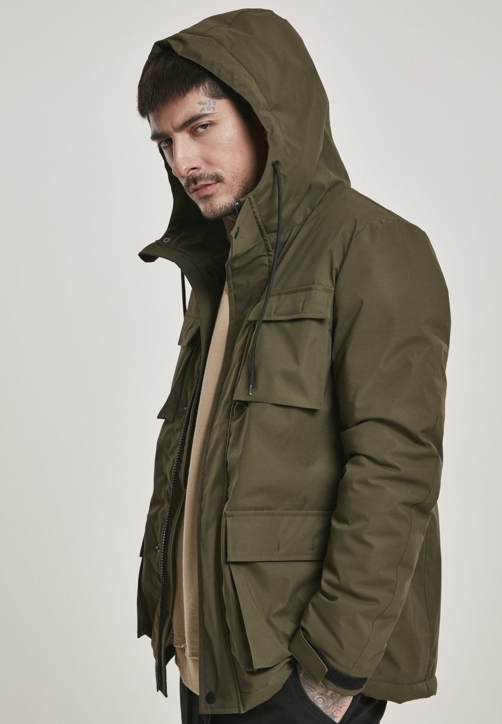 Authentic Hooded Field Jacket - Dark Olive