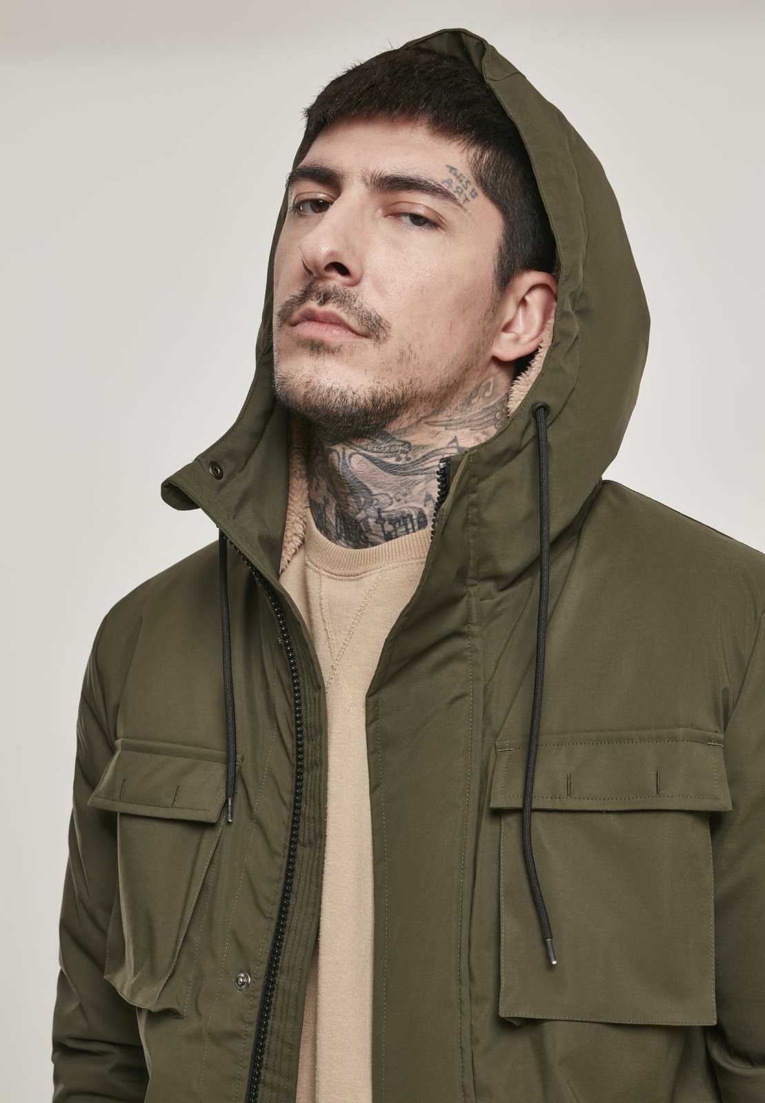 Authentic Hooded Field Jacket - Dark Olive