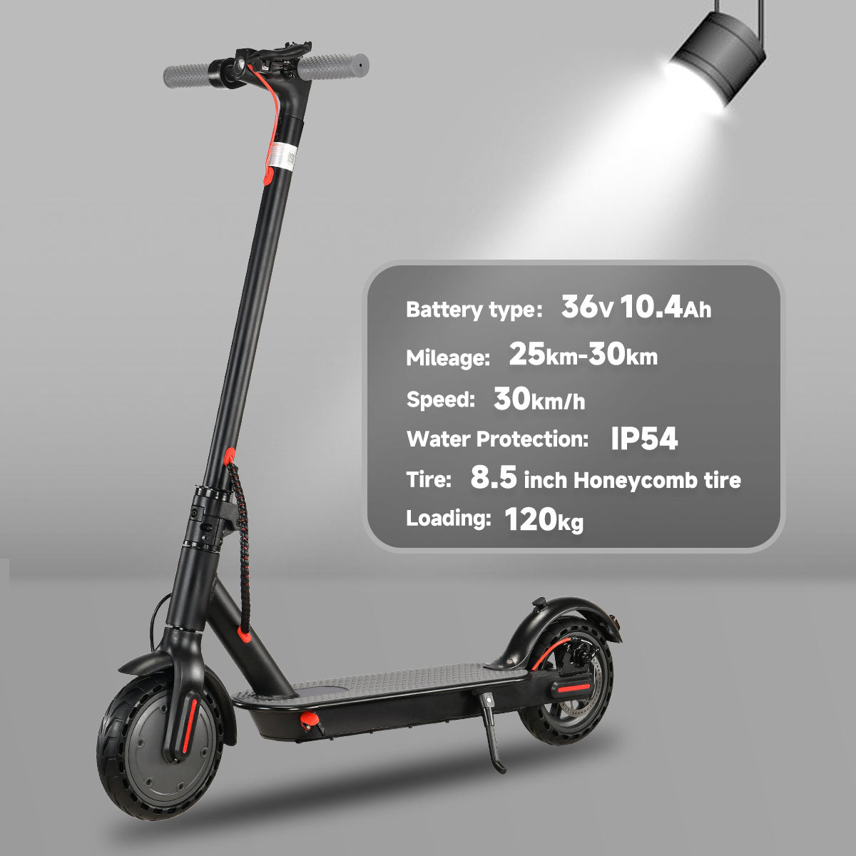 VoltStrider™ Esprit Urban Eight – 8.5" Smart Electric Scooter