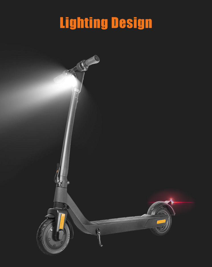 Foldable Electric Scooter 8.5" – 30 km Range, Safety Design