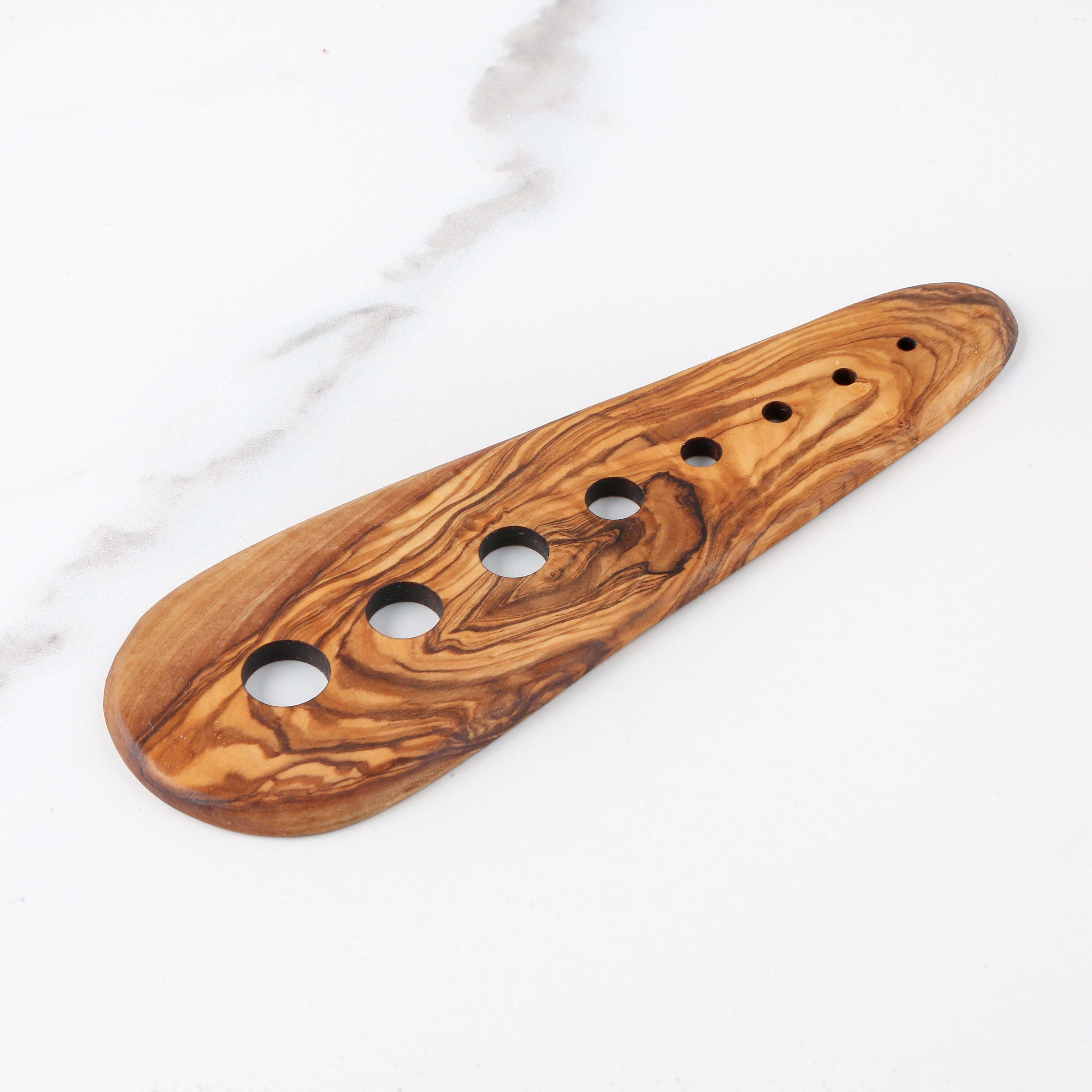 Olive Wood Herb Stripper 19cm Handcrafted