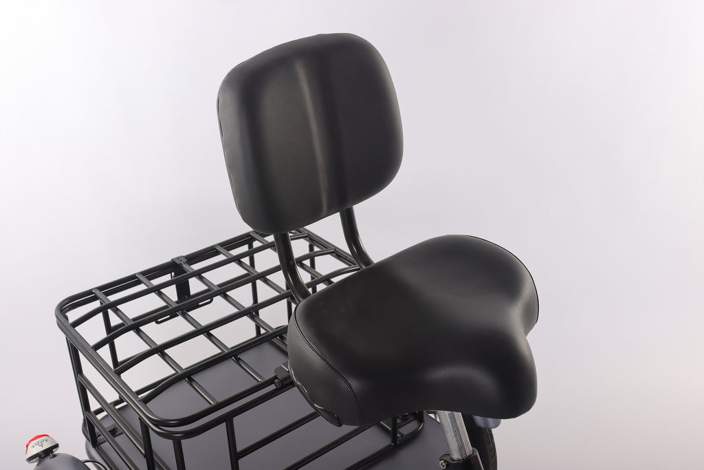 Foldable Cargo E-Trike 48V 400W – 16" Electric Tricycle for Seniors