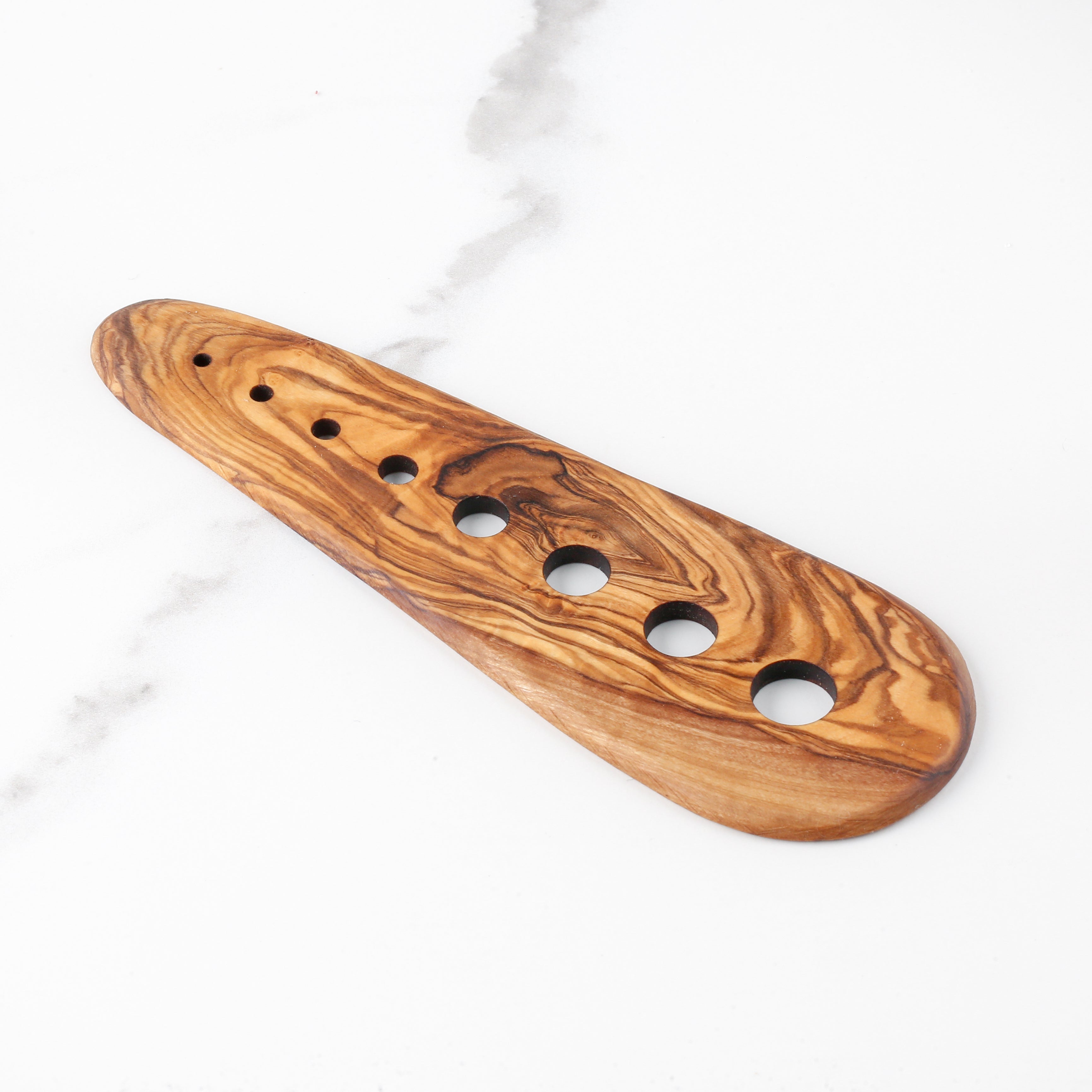 Olive Wood Herb Stripper 19cm Handcrafted