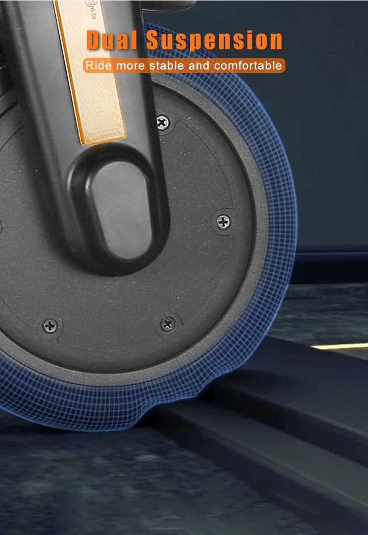 Foldable Electric Scooter 8.5" – 30 km Range, Safety Design