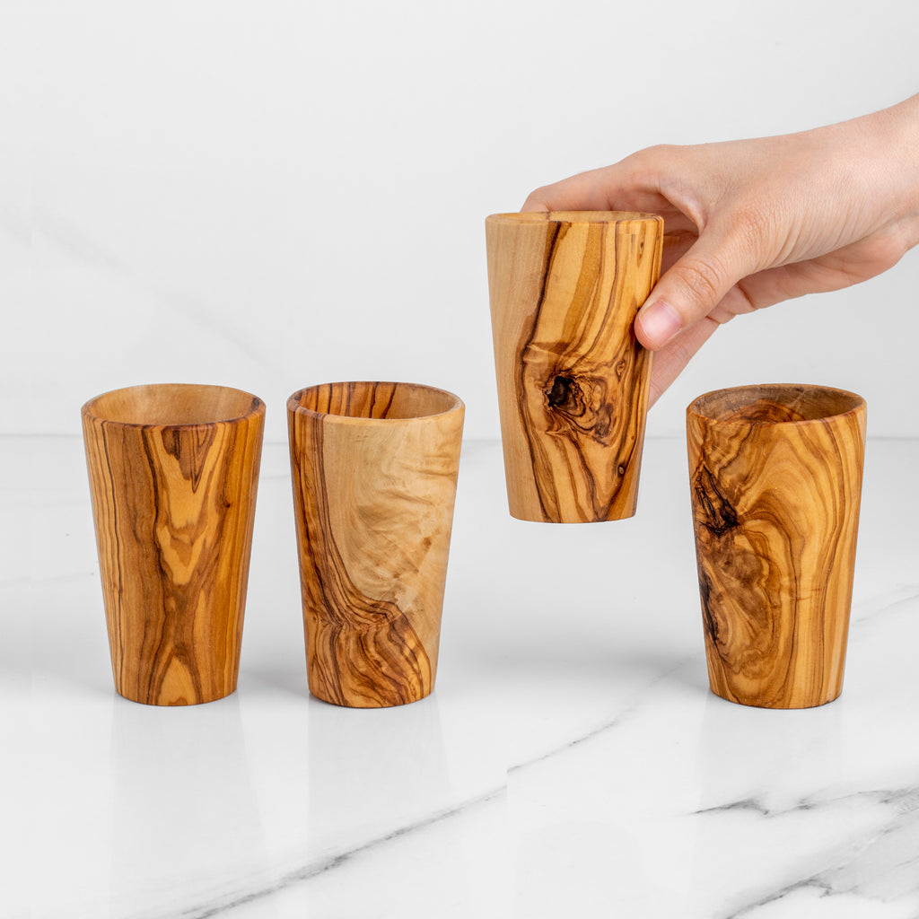 Handcrafted Olive Wood Drinking Cup