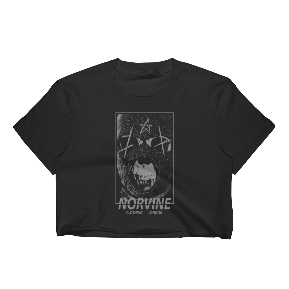 Mask for Girls Cropped Tee