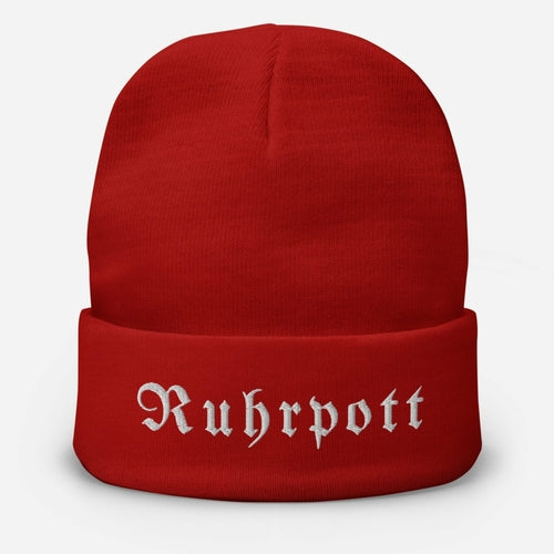 RUHRPOTT Bestickte Beanie
