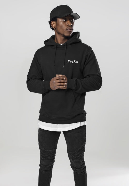 Thug Life Chest Logo Hoodie