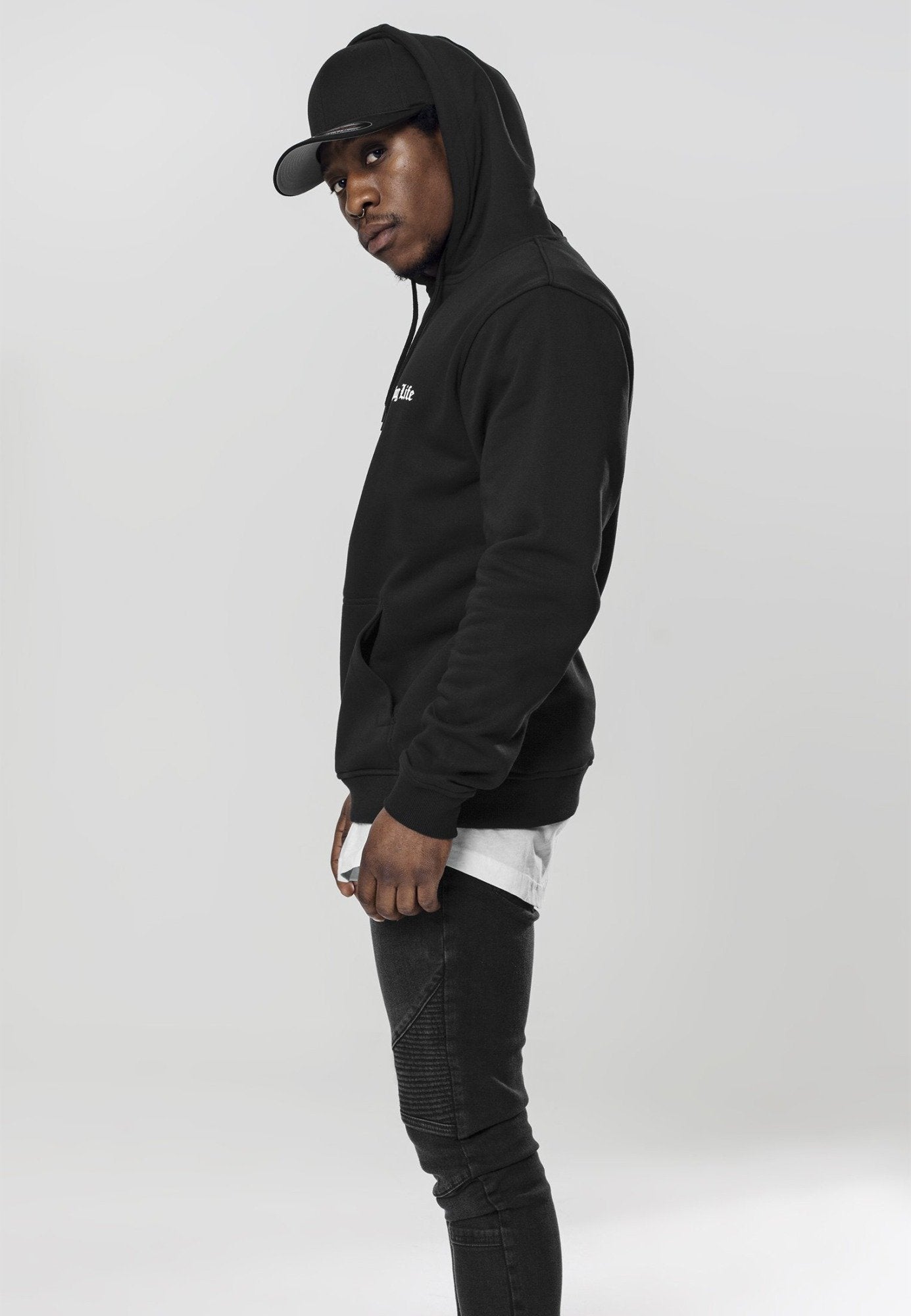 Thug Life Chest Logo Hoodie